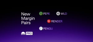 New USD pairs available for spot margin trading: PEPE, WLD, RENDER, PENGU!