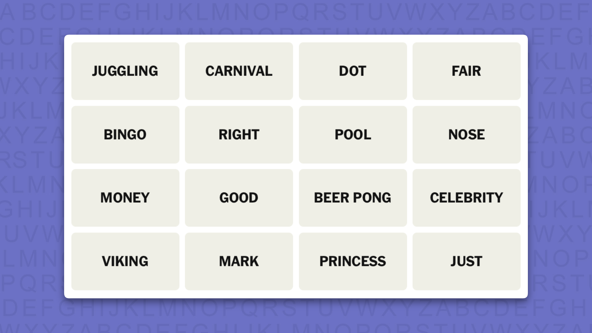 NYT Connections hints and answers for Thursday, July 30 (game #1145)