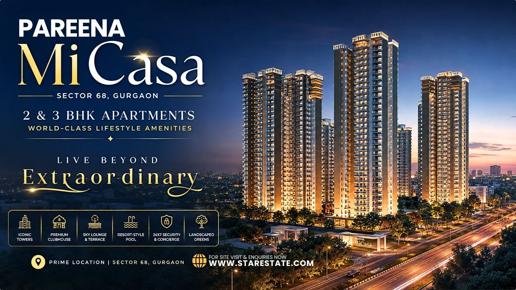 Pareena MiCasa Gurgaon Price, Floor Plans & Amenities
