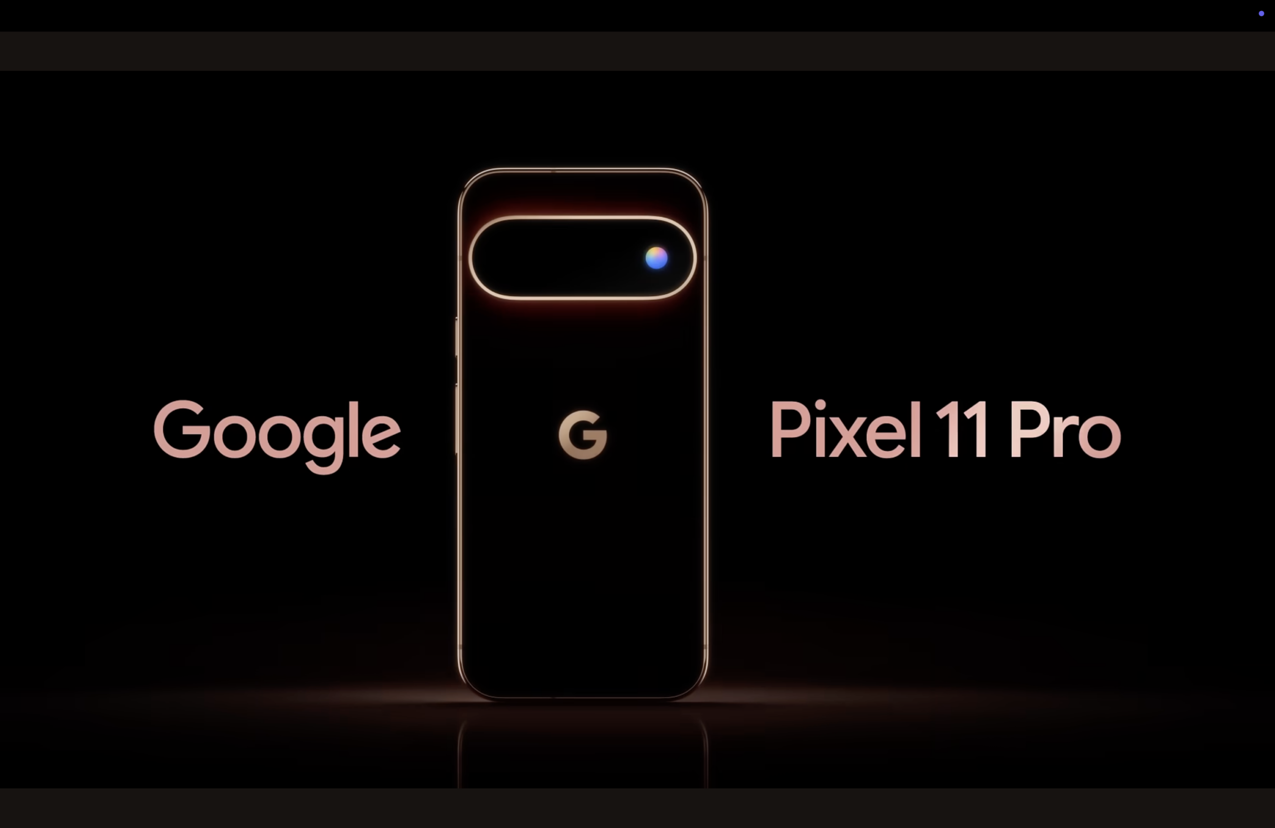 Pixel 11 Pro teaser gives first look at glow indicator