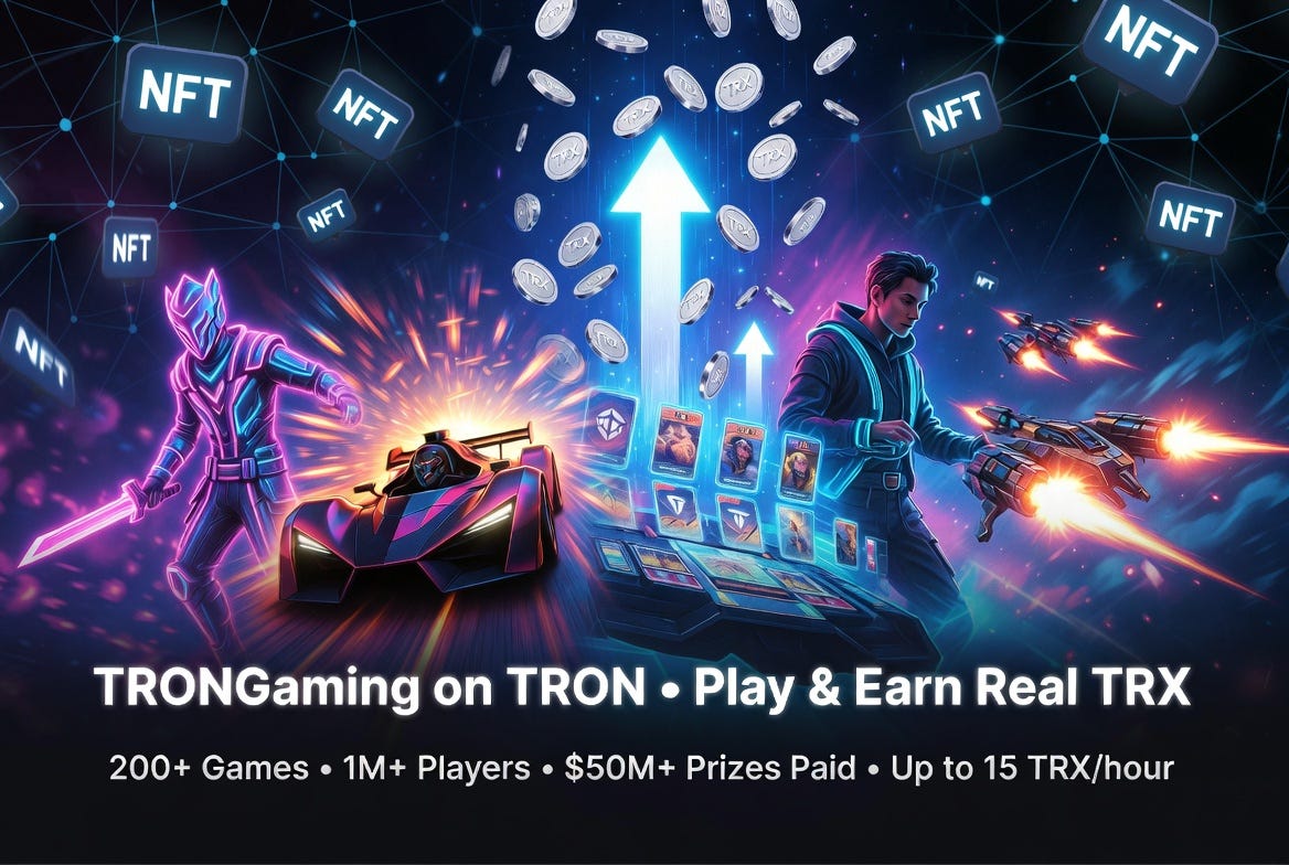 Play, Compete, and Earn Real TRX on TRONGaming — The Ultimate Web3 Gaming Hub on TRON