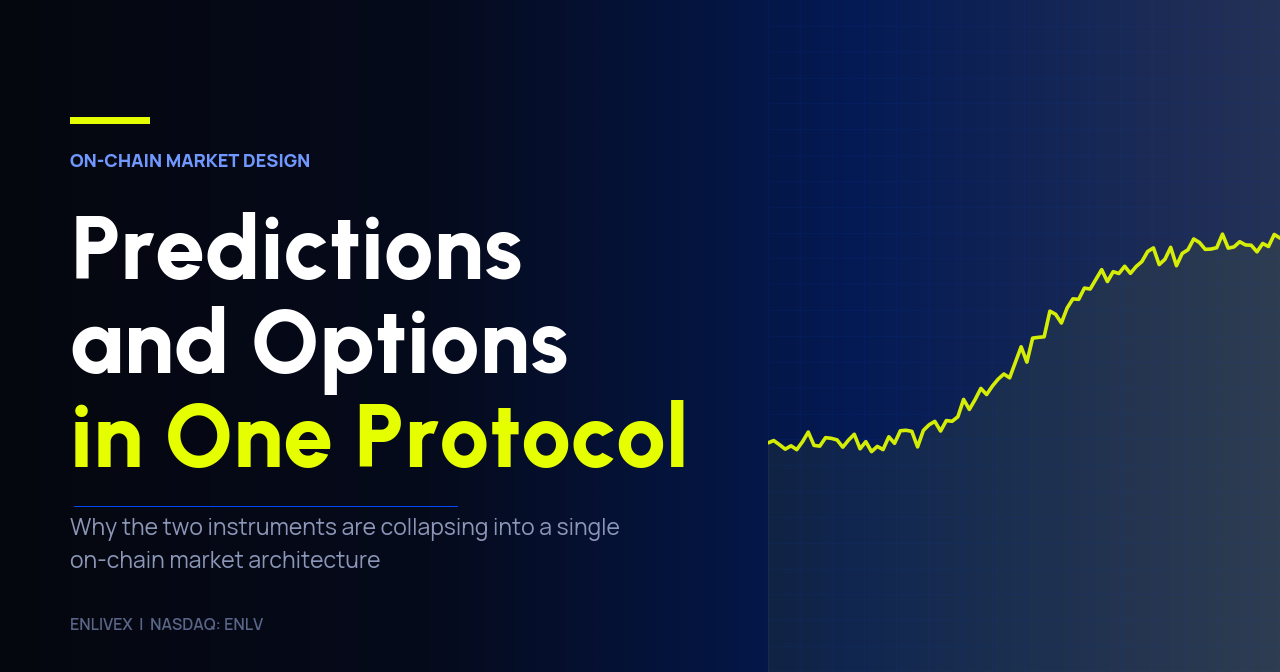Predictions and Options in One Protocol: How On-Chain Market Design Is Rewiring Event Trading in…