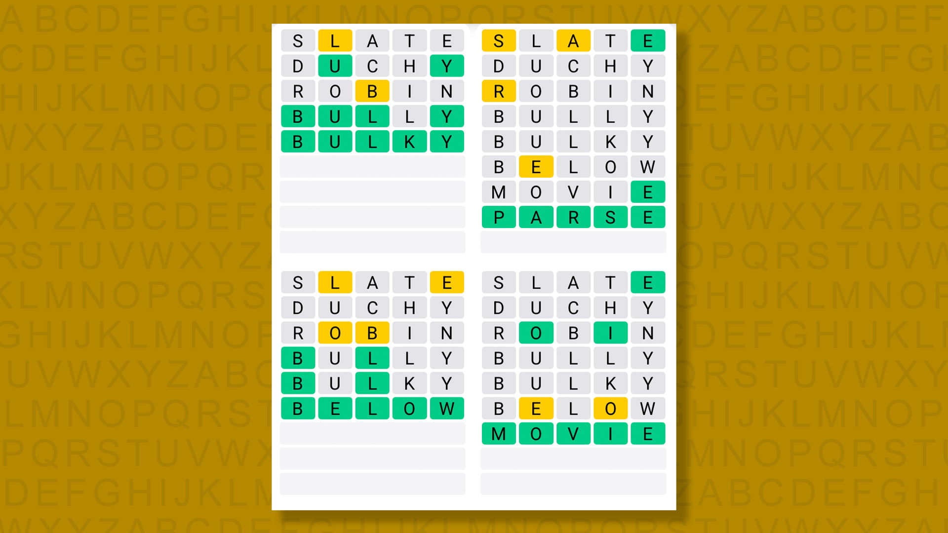 Quordle hints and answers for Thursday, July 2 (game #1620)