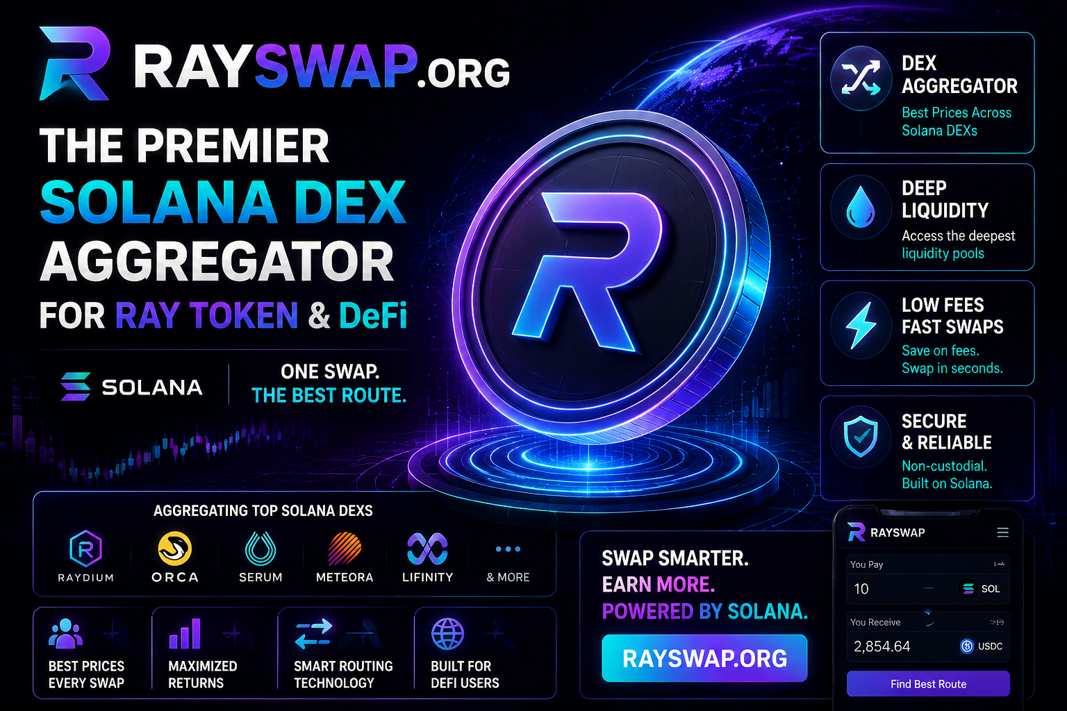 RAYSwap — The Premier Solana DEX Aggregator for RAY Token & DeFi