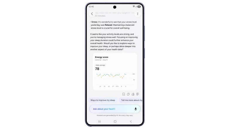 Samsung aims to help you make more sense of health data with a new AI-powered assistant