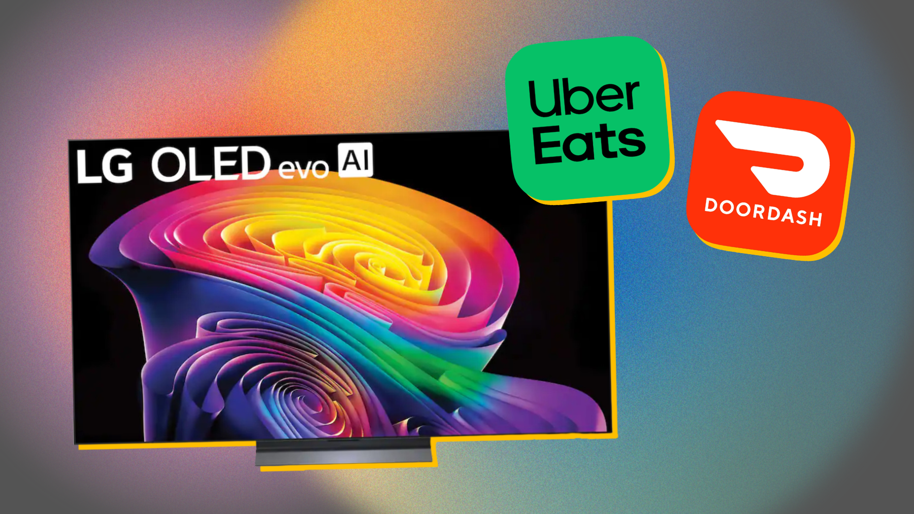 Save up to $999 on 2026 LG TVs, then unlock up to $200 in free DoorDash or Uber Eats credits