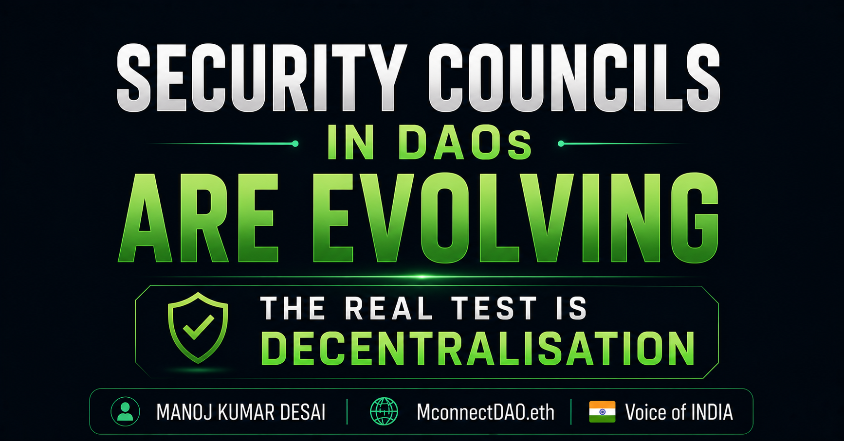 Security Councils In DAOs Are Evolving The Real Test Is Decentralisation