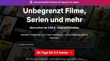 Streamingabo: Interessenten können Netflix wieder kostenlos ausprobieren