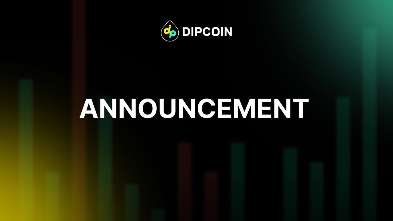 Streamlining the Product: DipCoin Has Sunset Its Swap and Liquidity Pool Services