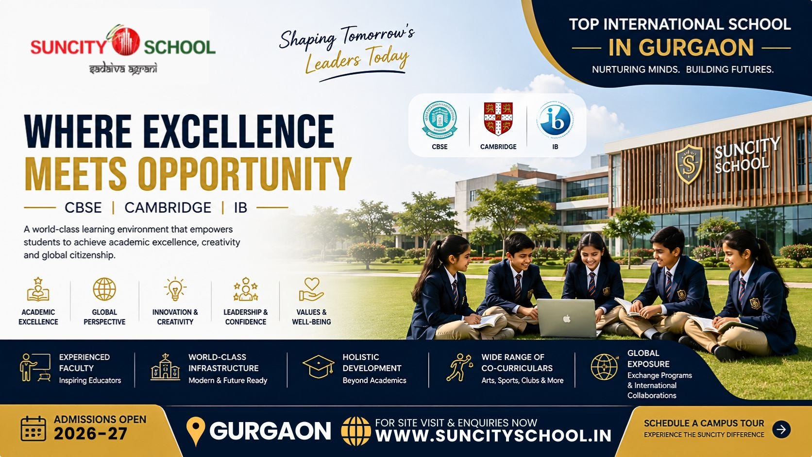 Suncity School Gurgaon | A Top International School In Gurgaon For Future Leaders