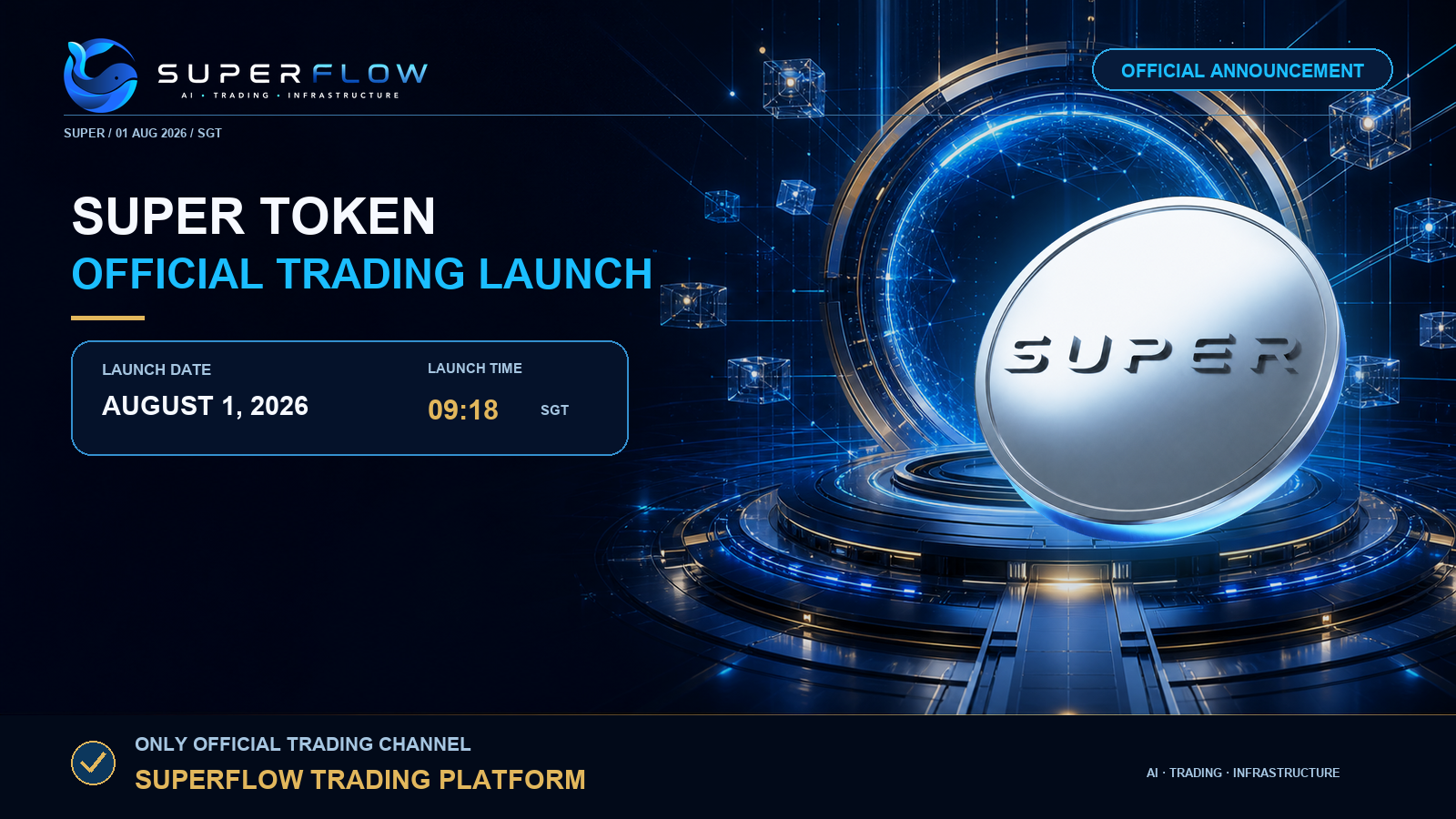 SUPER Token Official Trading Launch: A New Phase for the SuperFlow Ecosystem