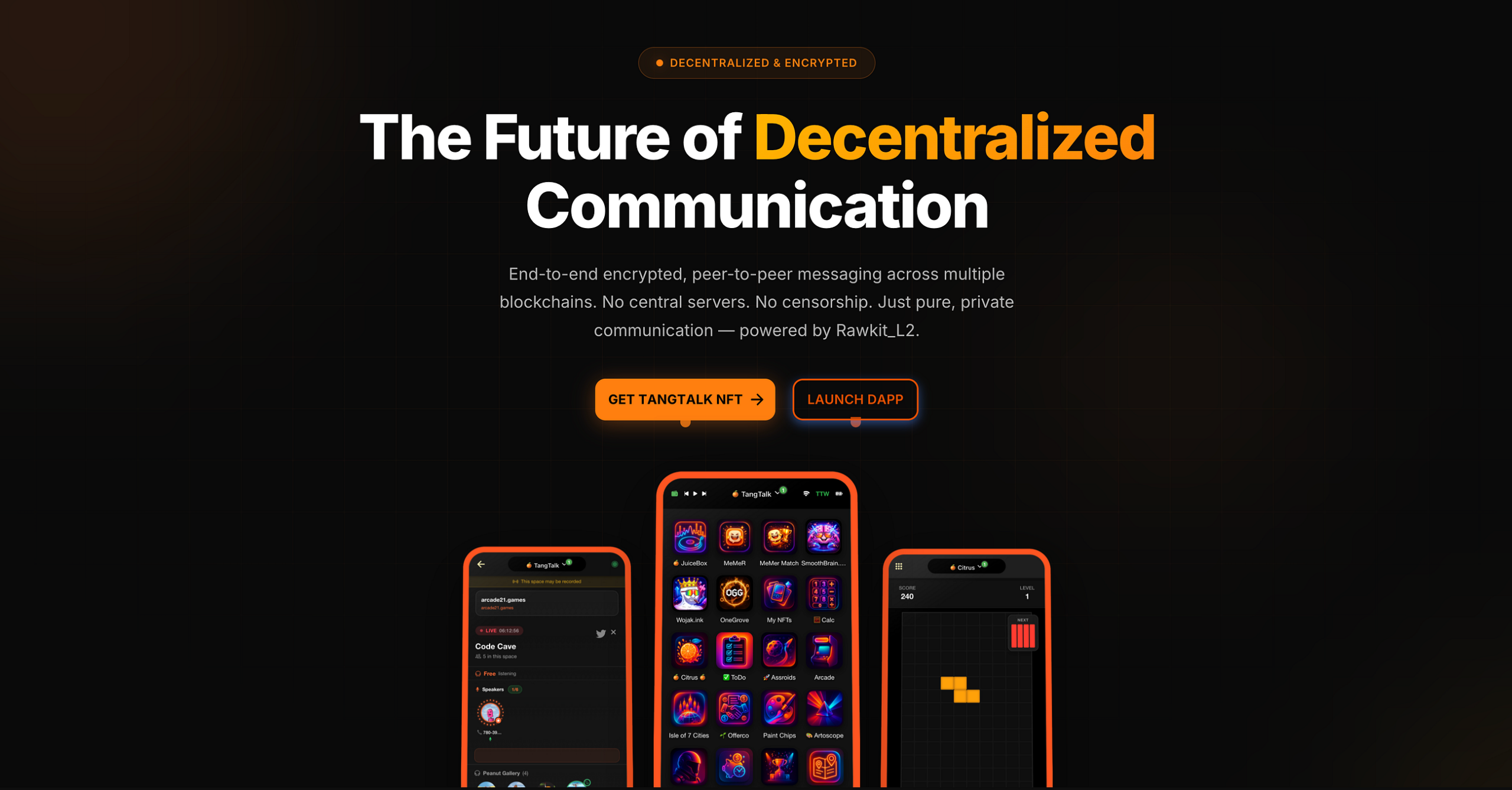 TangTalk: The Telecom You Own, The Network They Can’t Shut Down