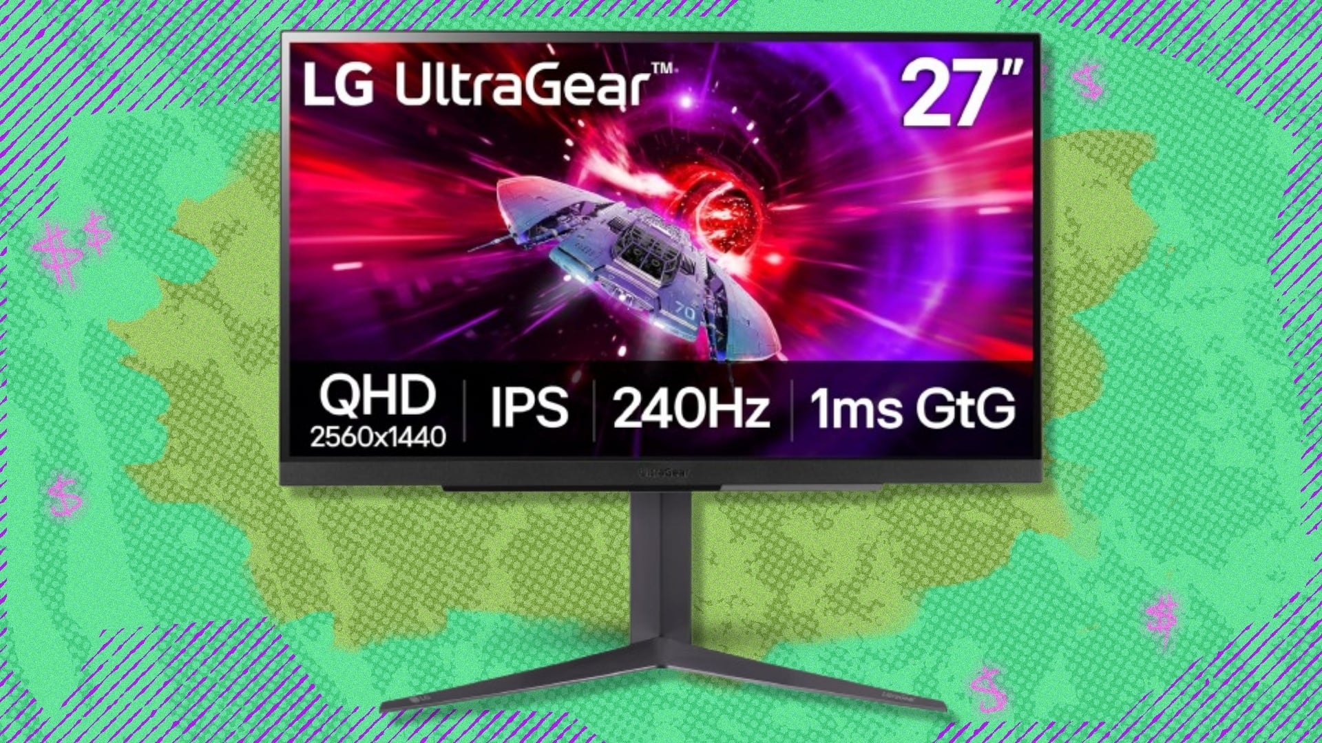 The 27-inch LG UltraGear QHD gaming monitor is now over $200 off on Amazon — buy for $279.99