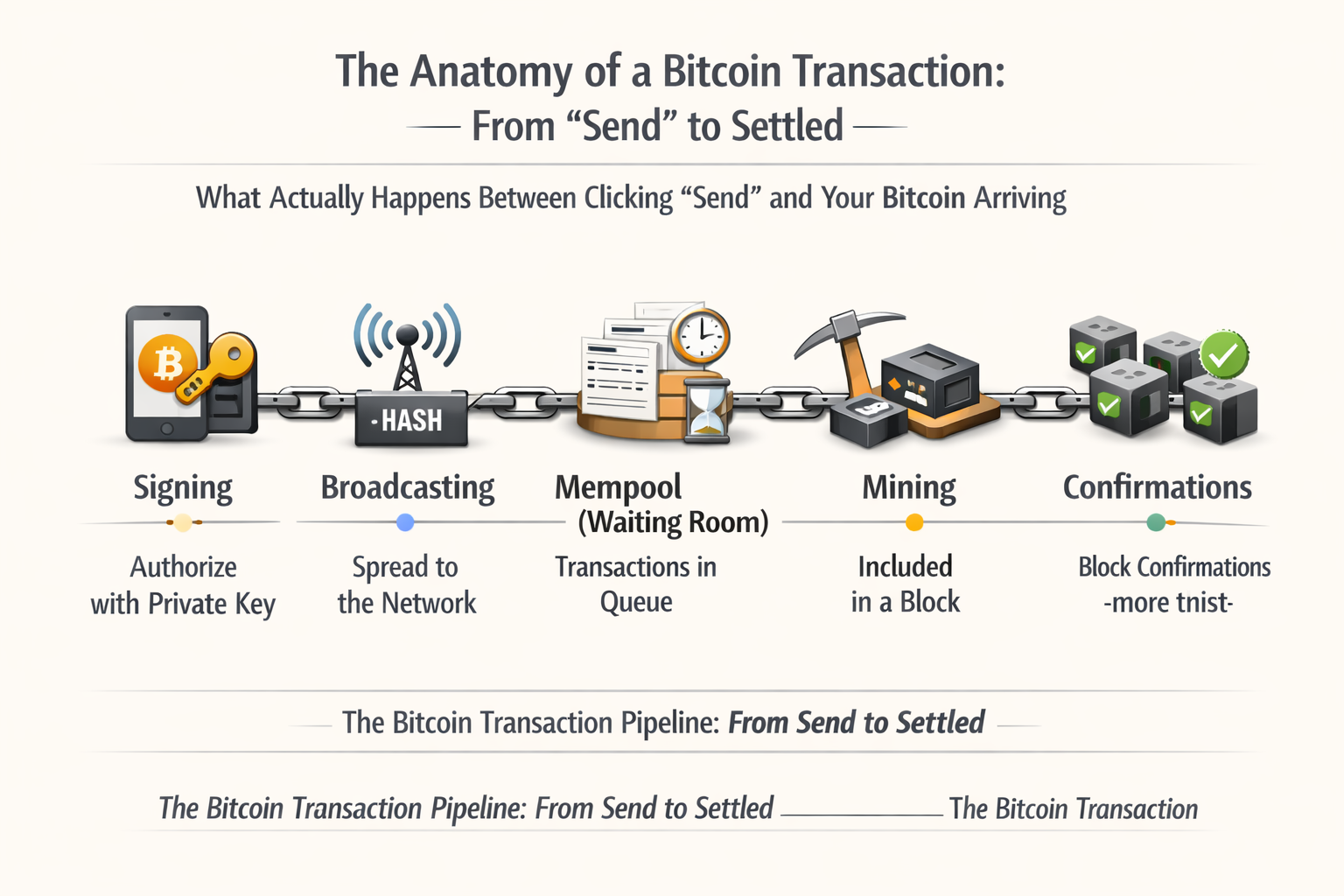 The Anatomy of a Bitcoin Transaction: From “Send” to Settled (Part 4 of 10)