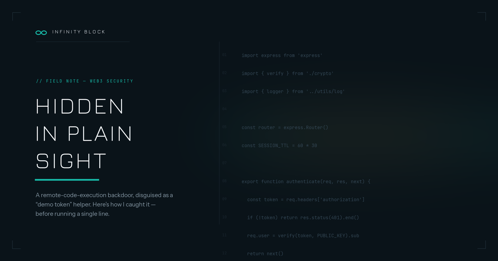 The Backdoor Was Disguised as a “Demo Token” Helper
