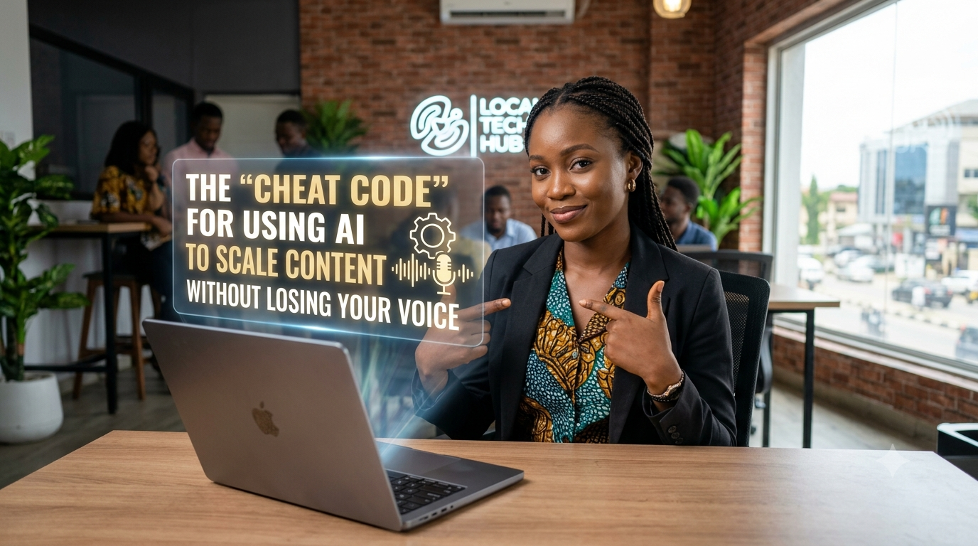 “The ‘Cheat Code’ for Using AI to Scale Content Without Losing Your Voice”