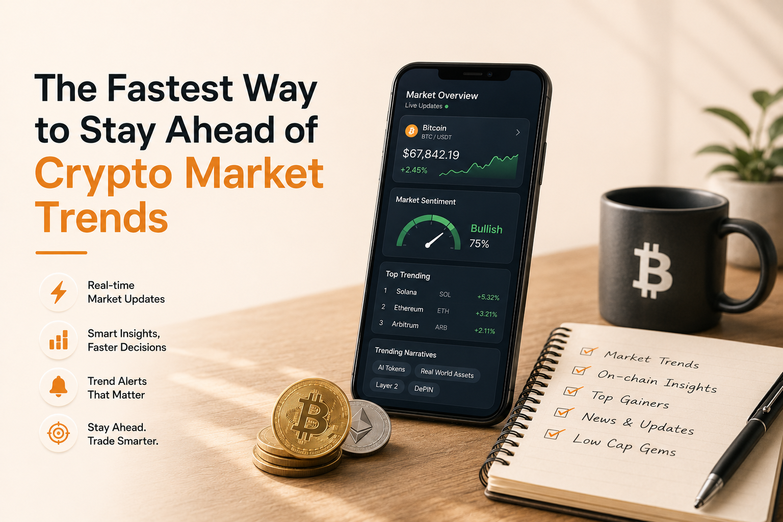 The Fastest Way to Stay Ahead of Crypto Market Trends