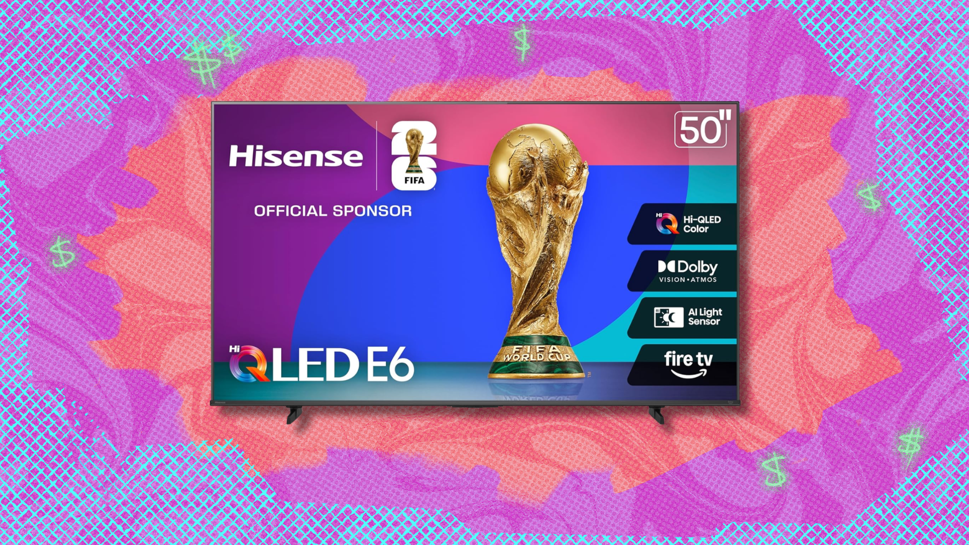 The Hisense 50-inch E6 Cinema Series is under $250 at Amazon — save over $100
