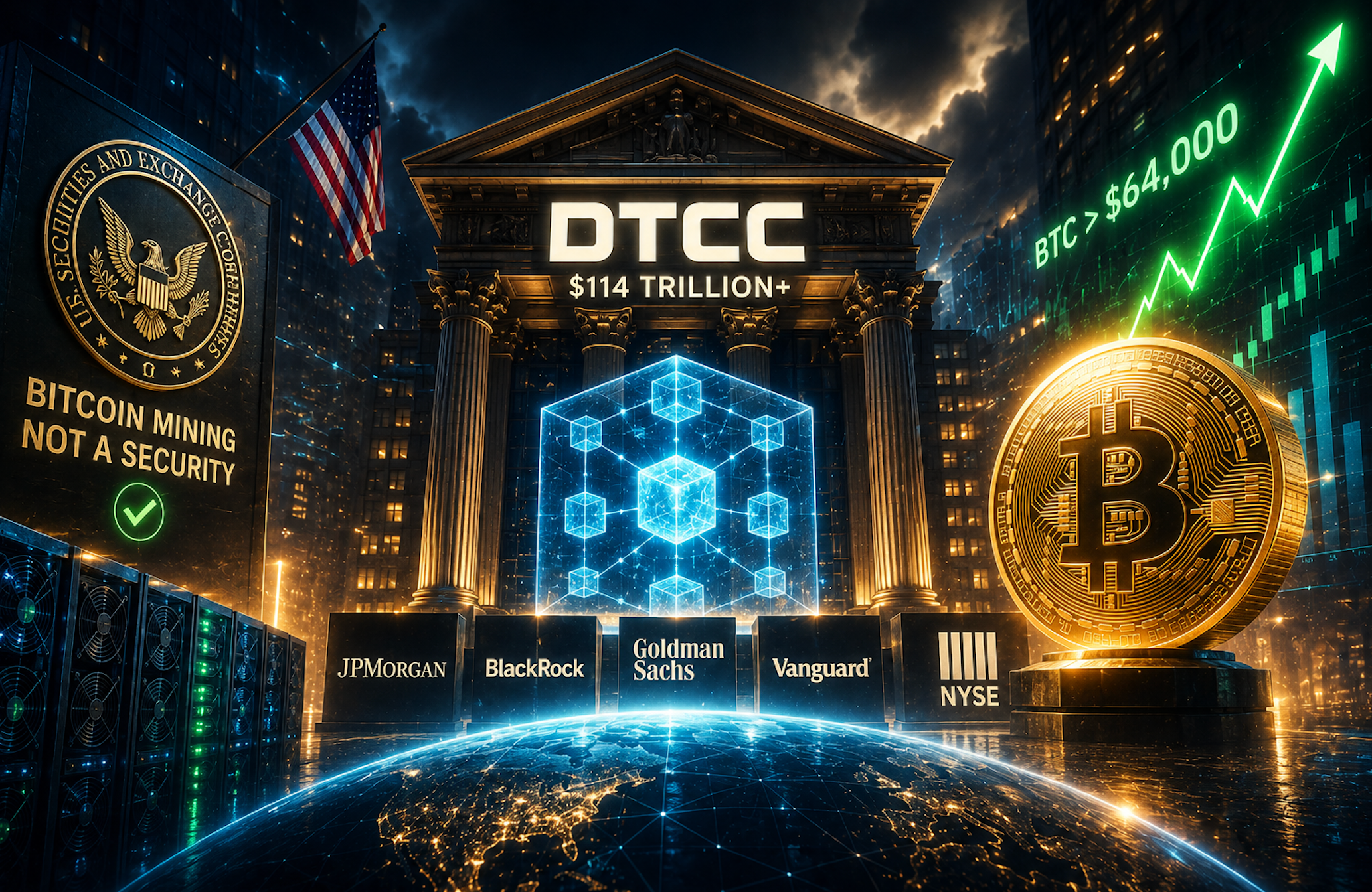 The Institution That Settles Every Stock Trade in America Just Put Stocks on Blockchain