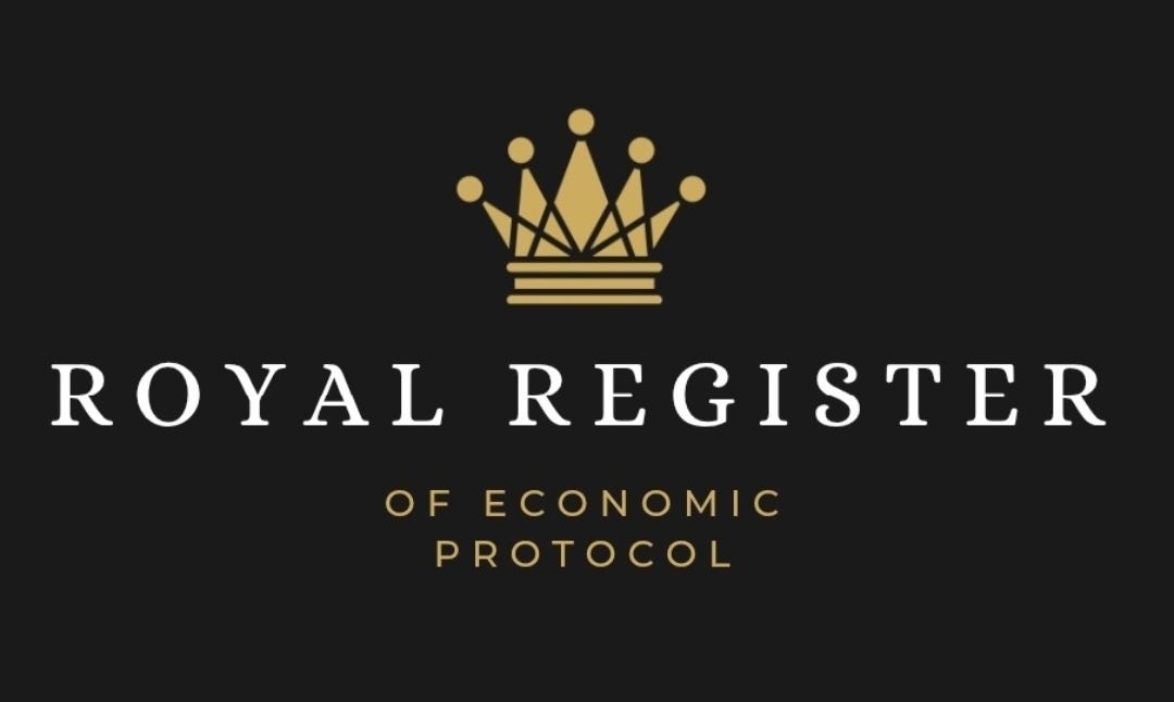 The Royal Economic Register is a permissioned digital registry for real-world assets like gold…