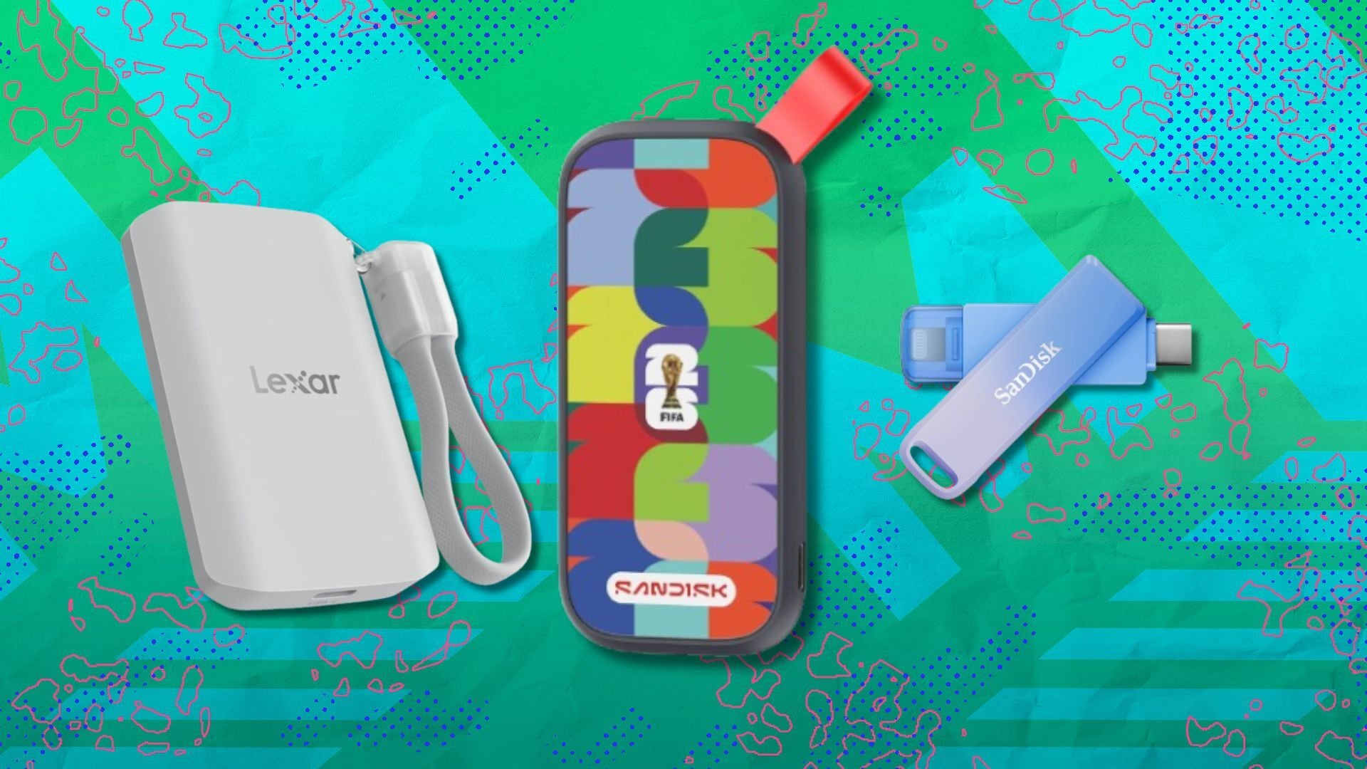 This weeks best SSD deals include a World Cup edition Sandisk and a 2TB Lexar