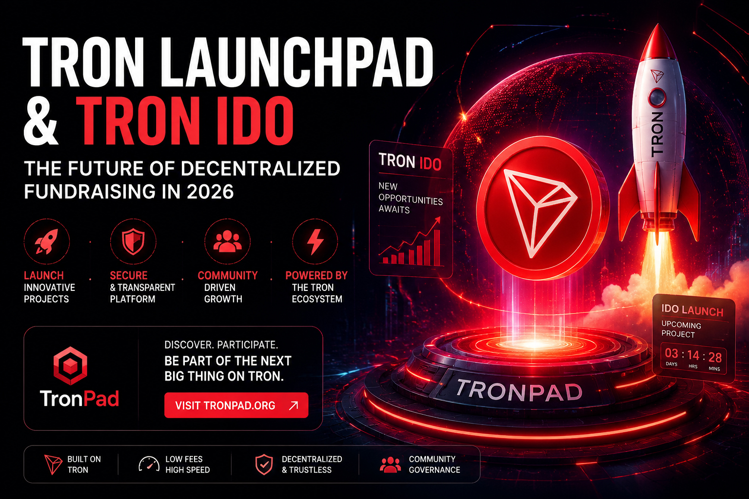 TRON Launchpad Explained: How TRON IDO Platforms Are Changing Crypto Fundraising in 2026
