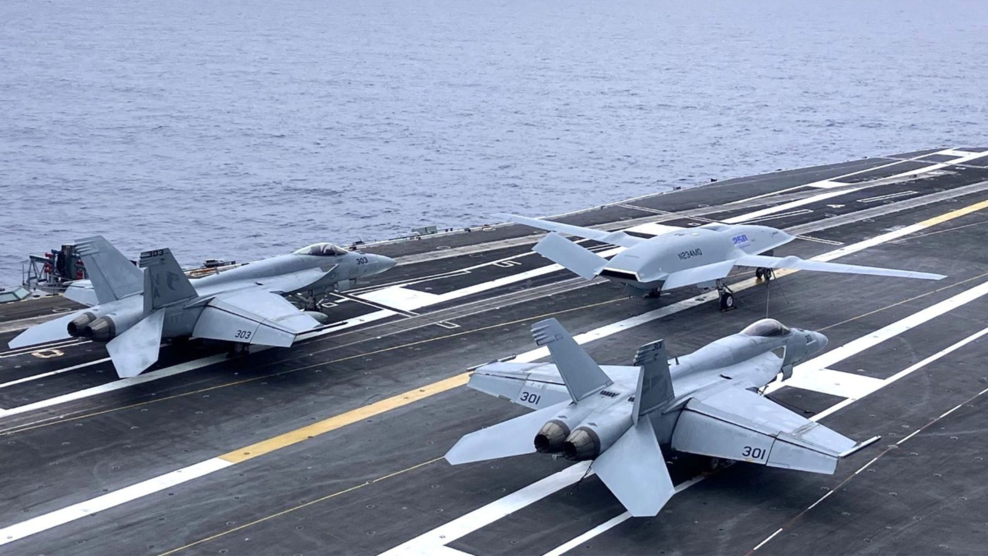 US’ 250th anniversary: MQ-25 Stingray boards aircraft carrier for July 4 celebrations