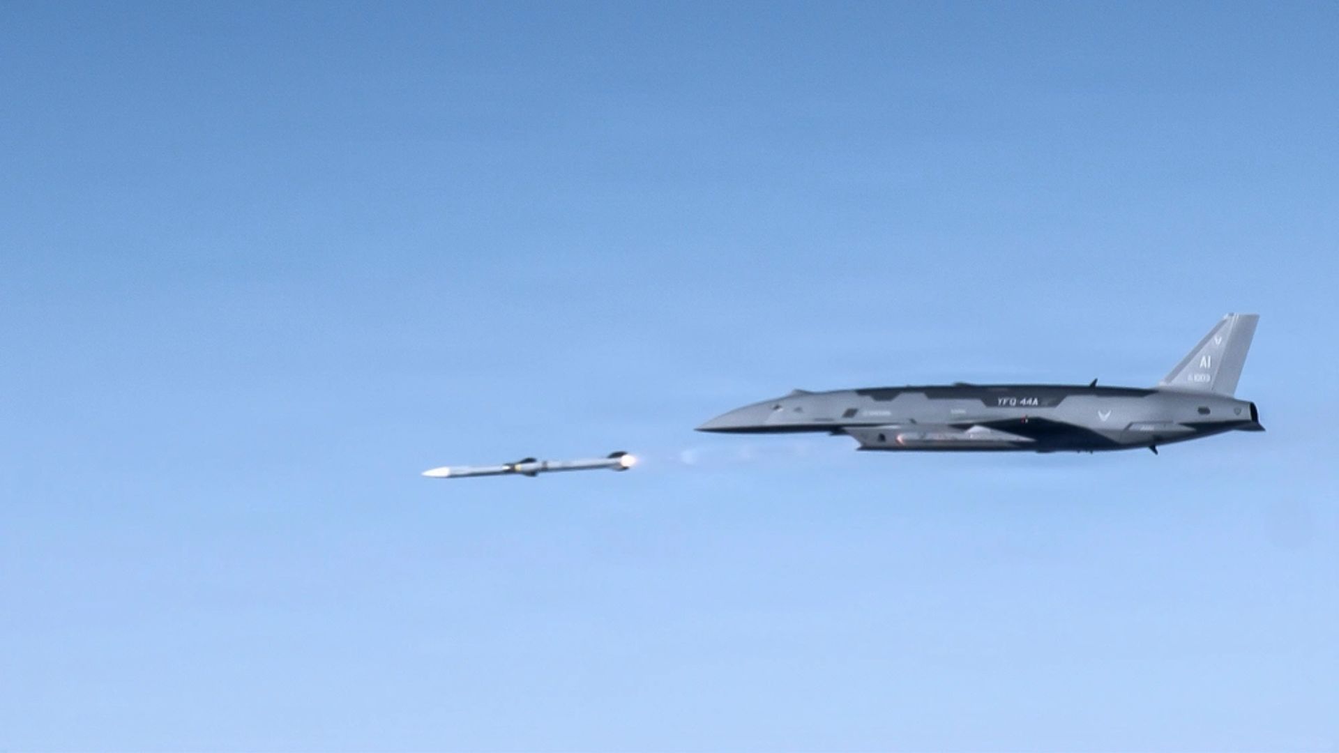 US Air Force launches first missile from Anduril’s semi-autonomous loyal wingman drone