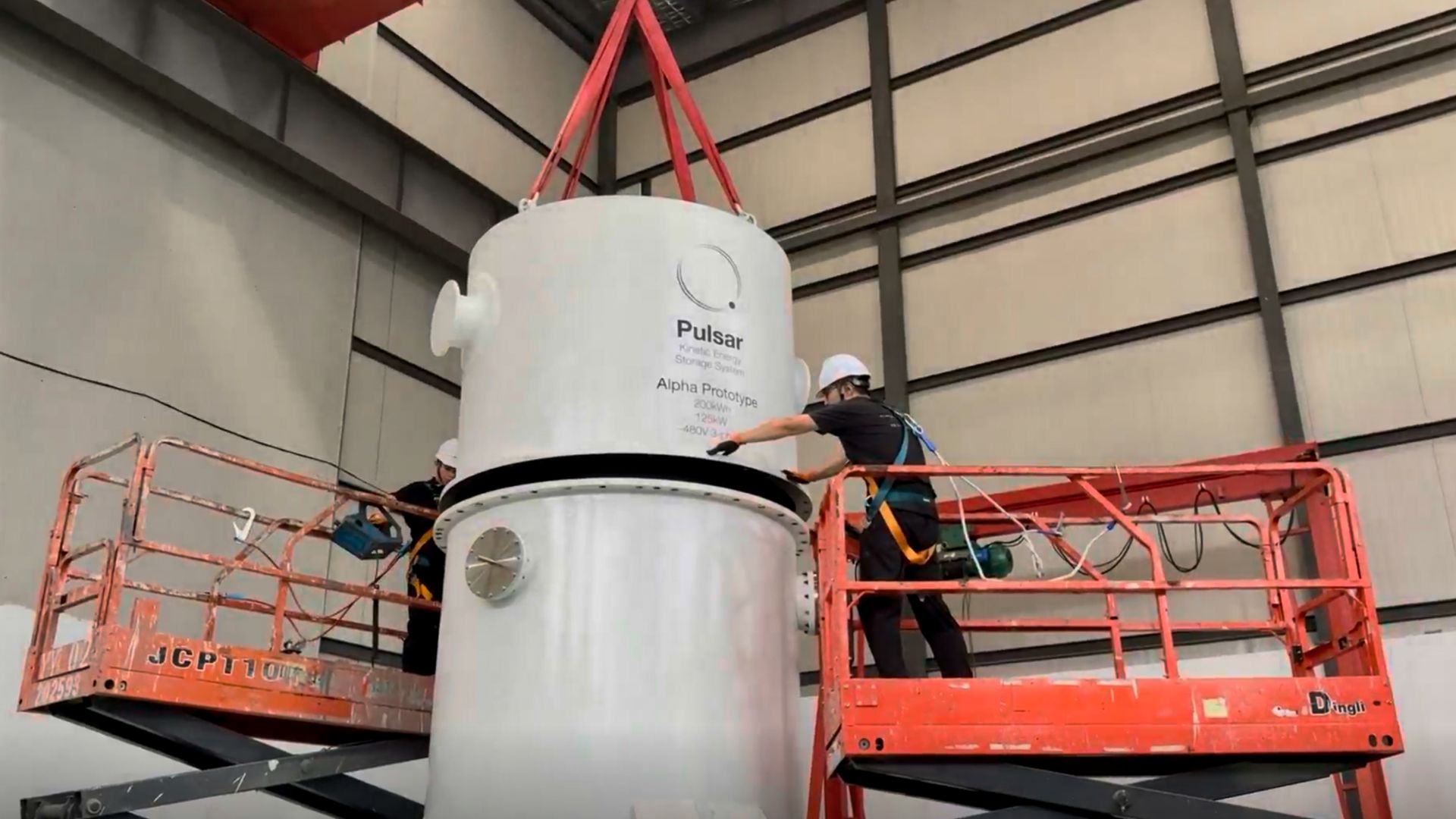 US firm builds world’s largest flywheel test cell to validate 200-kWh energy storage system