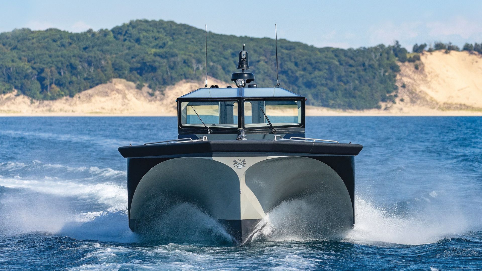 US showcases autonomous vessel system built to switch between five naval missions