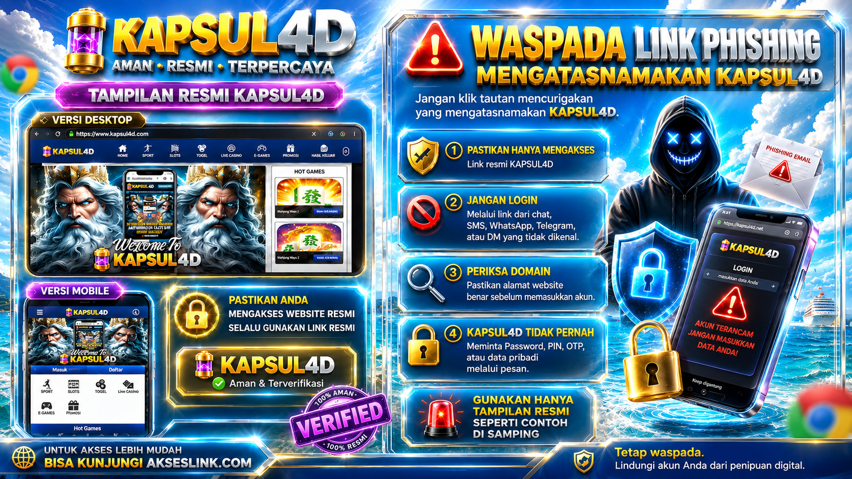 Waspada Cyber Fraud: Panduan Mengidentifikasi Serangan Phishing di Era Digital