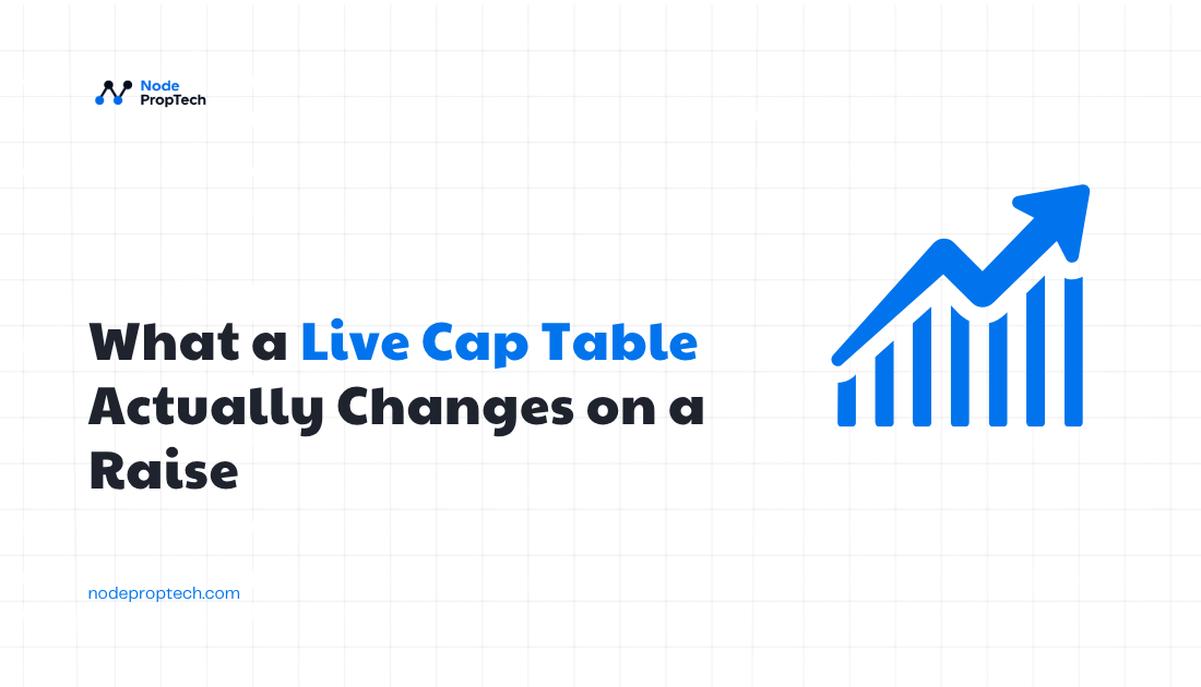 What a Live Cap Table Actually Changes on a Raise