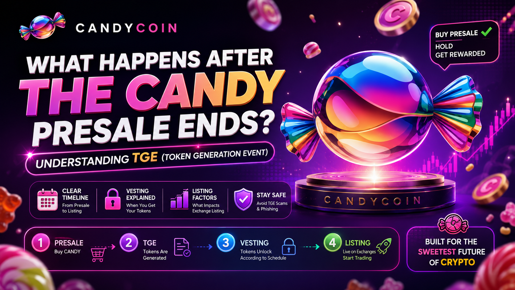 What Happens After the CANDY Presale Ends? Understanding TGE (Token Generation Event)