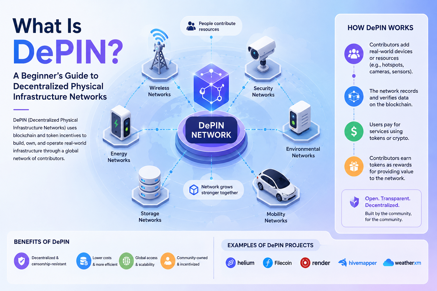What Is DePIN? A Beginner’s Guide to Decentralized Physical Infrastructure Networks