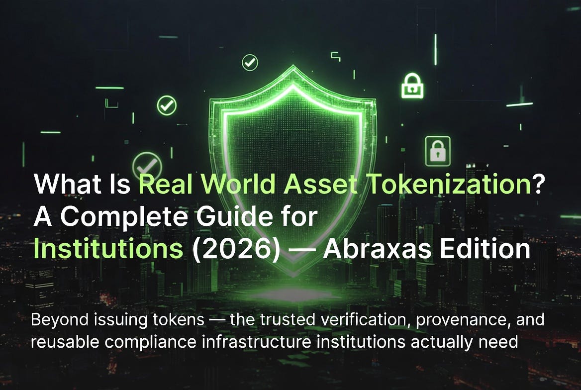 WHAT IS REAL WORLD ASSET TOKENIZATION?