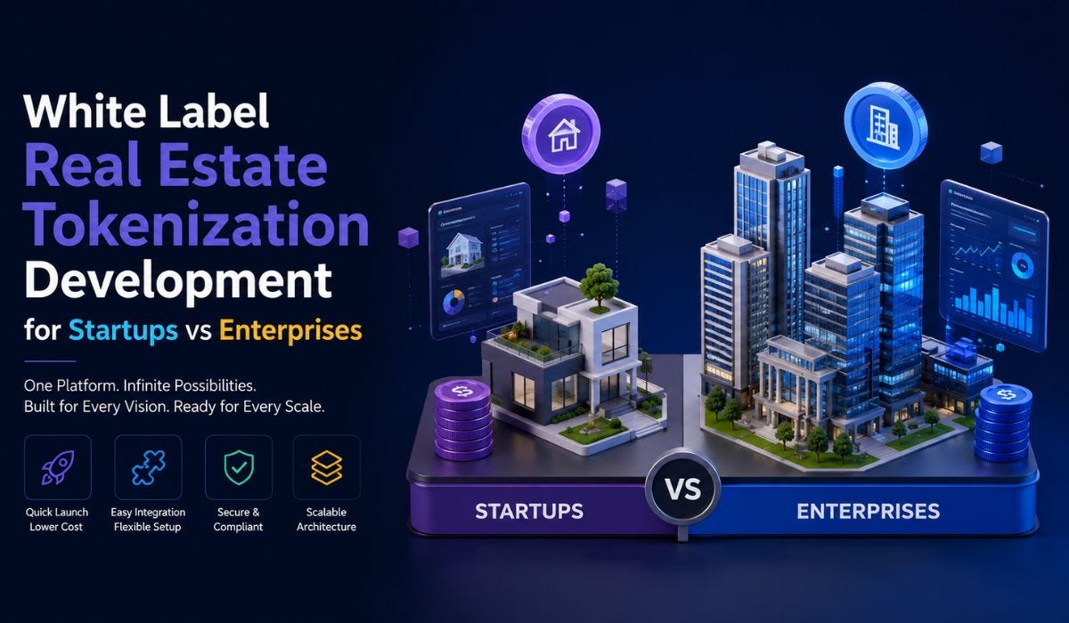 White Label Real Estate Tokenization Development for Startups vs Enterprises