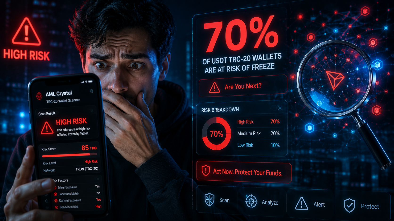 Why 70% of USDT TRC-20 Wallets Are High-Risk: The Shocking Truth About Your Funds
