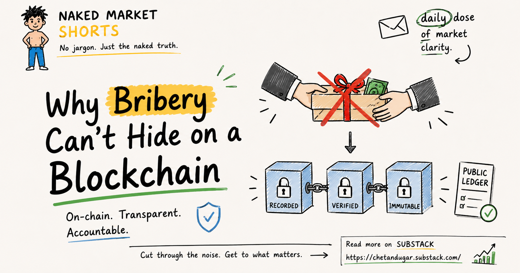 Why Bribery Can’t Hide on a Blockchain