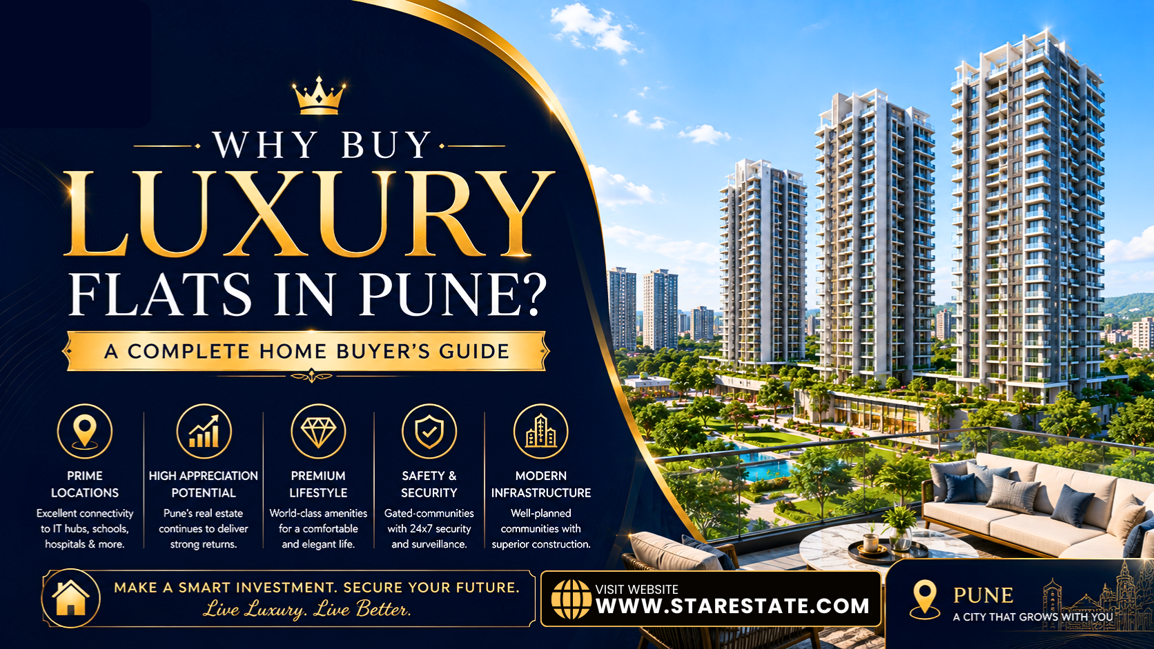 Why Buy Luxury Flats In Pune? A Complete Home Buyer’s Guide