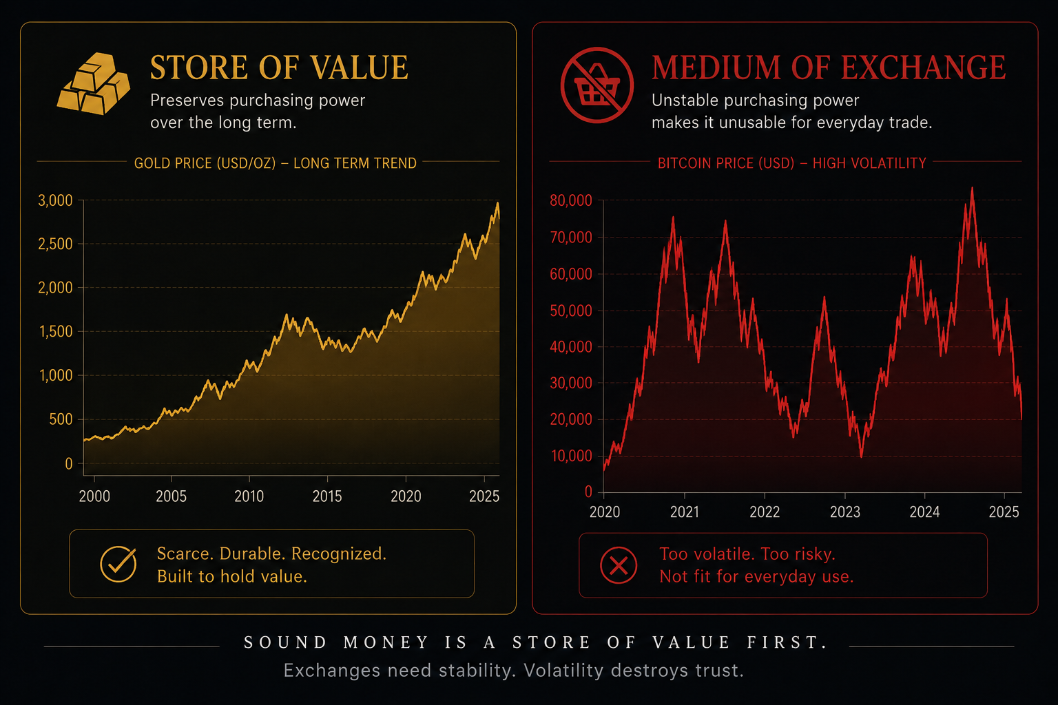 Why “Digital Gold” Was Never the Plan