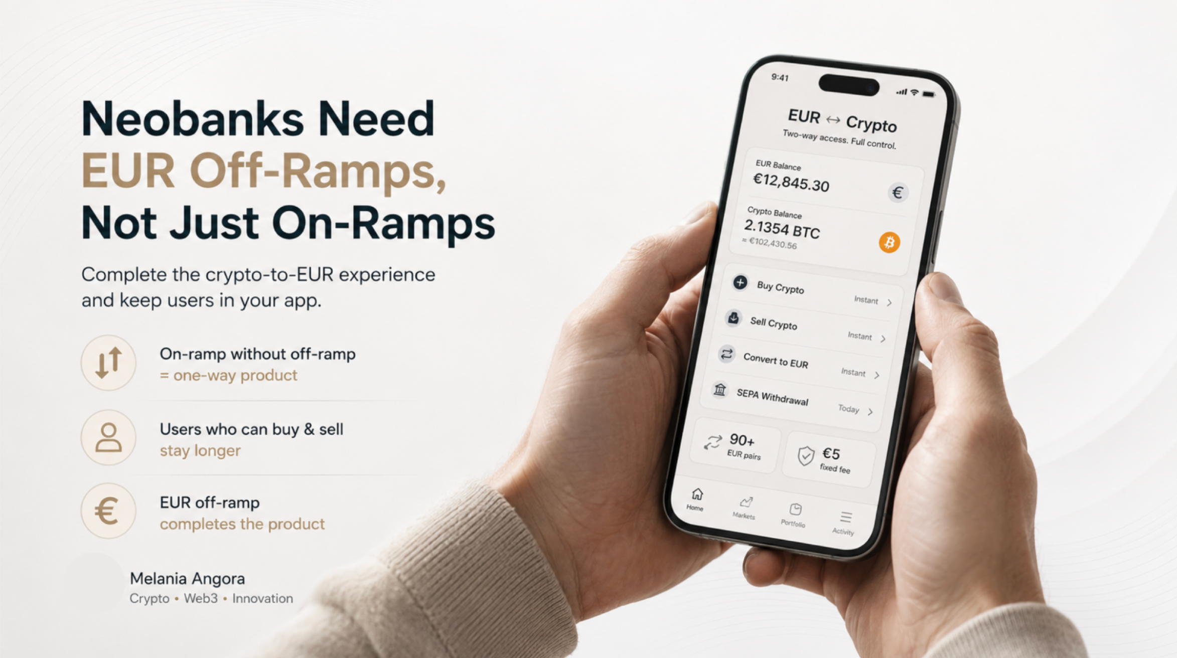 Why Every Neobank Needs a EUR Off-Ramp, Not Just an On-Ramp