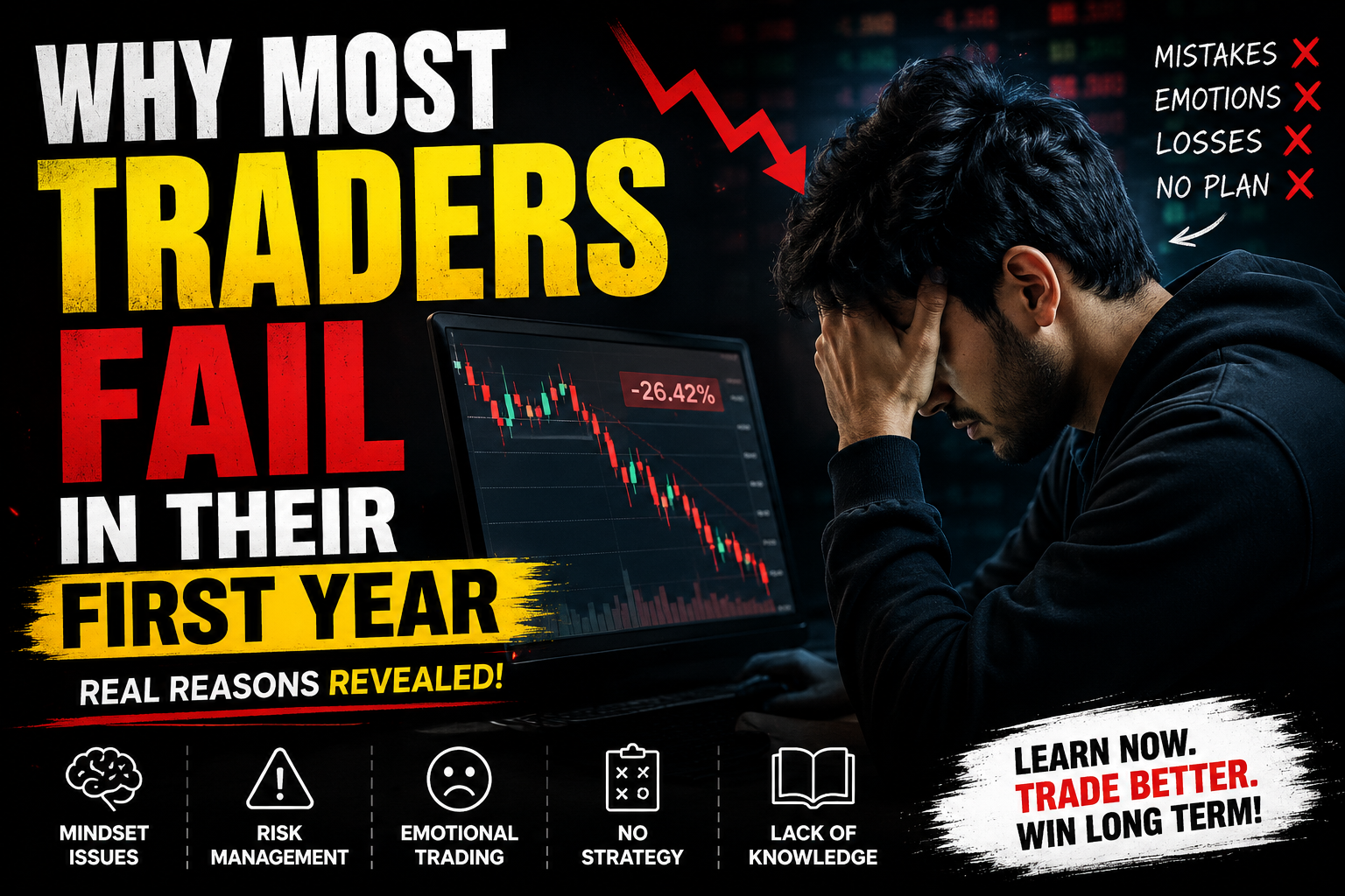 Why Most Traders Fail in Their First Year