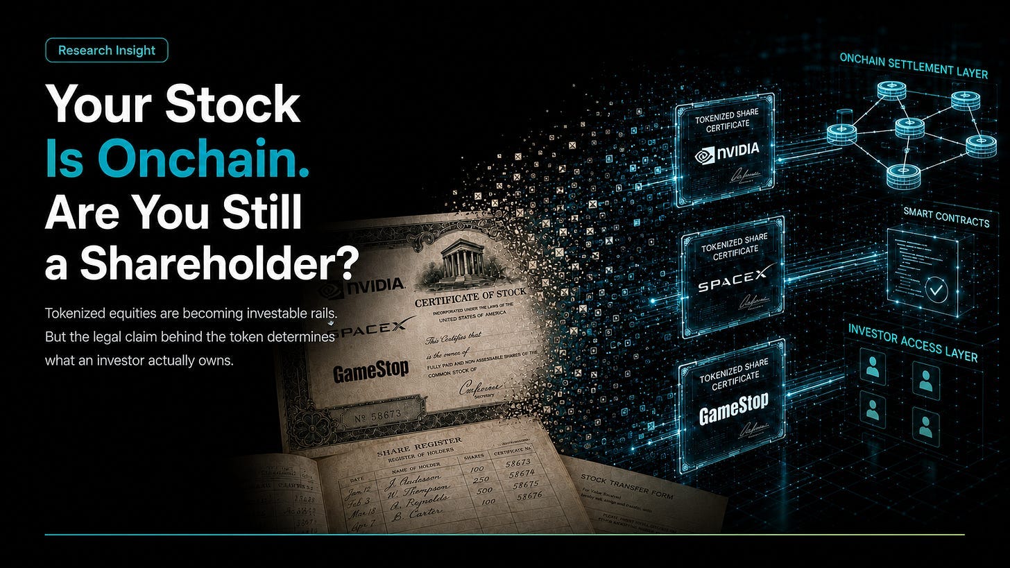 Your Stock Is Onchain. Are You Still a Shareholder?
