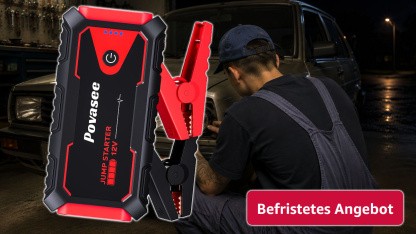 Anzeige: Beliebte Starthilfe-Powerbank kostet bei Amazon kurz keine 50 Euro