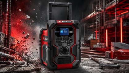 Anzeige: Einhell Akku-Baustellenradio für DAB+ und Bluetooth zum Bestpreis