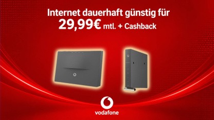 Anzeige: Kabel-Internettarif mit Cashback dauerhaft günstig bei Vodafone sichern