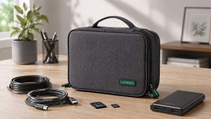 Anzeige: Kabeltasche für Elektronikzubehör zum Sparpreis bei Amazon