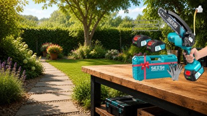 Anzeige: Mini-Kettensäge mit zwei Akkus für nur 52,47 Euro bei Amazon