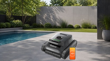 Anzeige: Poolroboter für Boden, Wand und Wasserlinie reduziert bei Amazon