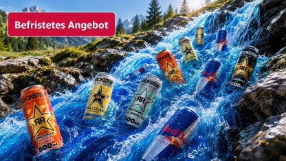 Anzeige: Rockstar und Red Bull bei Amazon befristet ab 83 Cent pro 500 Milliliter